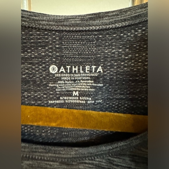 Athleta Dark Gray Athletic Dri Fit Tee - Picture 5 of 8